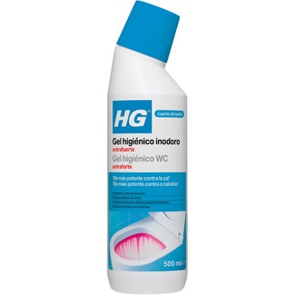 Gel higiénico extrafuerte para inodoro HG