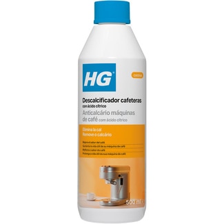 HG Spezialentkalker für Espresso- und Einzeldosismaschinen mit Zitronensäure Flasche 500 ml