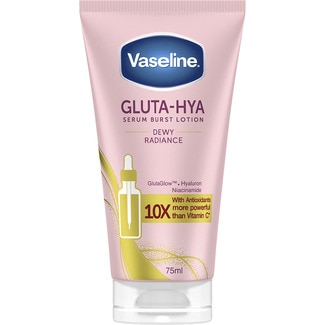 VASELINE Körperserum Gluta-Hya Dewy Radiance Serum Burst Rohr 75 ml für strahlende und gesunde Haut