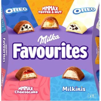 Milka Chocolates Favoritas embalagem 95 g