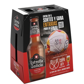 ESTRELLA GALICIA Helles Spezialbier 6er-Pack Flaschen 25 cl