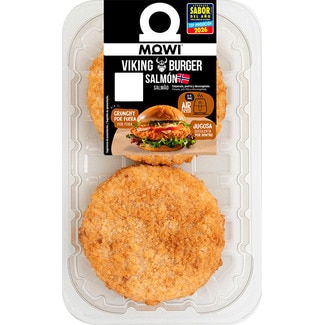 Mowi Hamburguer Salmão Panado embalagem 300 g