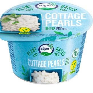 Zuger Queijo Cottage Pearls Vegan Bio unidade 200 g