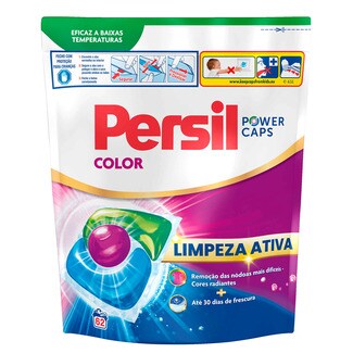 Persil Detergente Máquina Roupa Cápsulas Color embalagem 62 doses