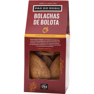 Pão do Rogil Bolachas de Bolotas embalagem 170 g