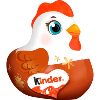 Kinder Figura de Chocolate Galinha embalagem 138 g