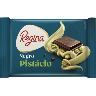 Regina Chocolate Preto e Pistacho tablete 150 g