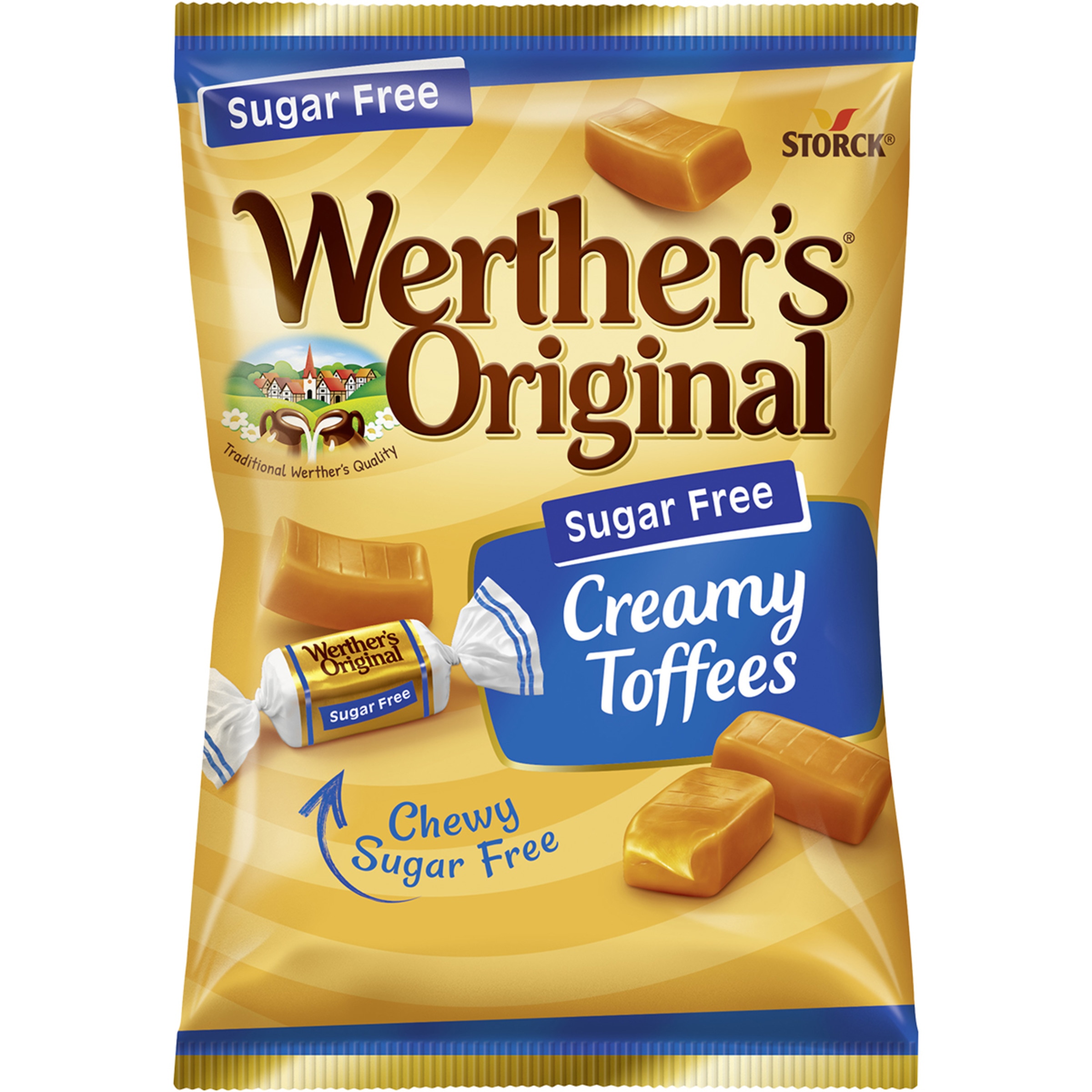 caramelos blandos de toffee cremoso sin azúcar
