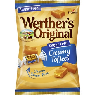 Caramelos blandos de toffee cremoso sin azúcar bolsa 80 g - Werther's Original