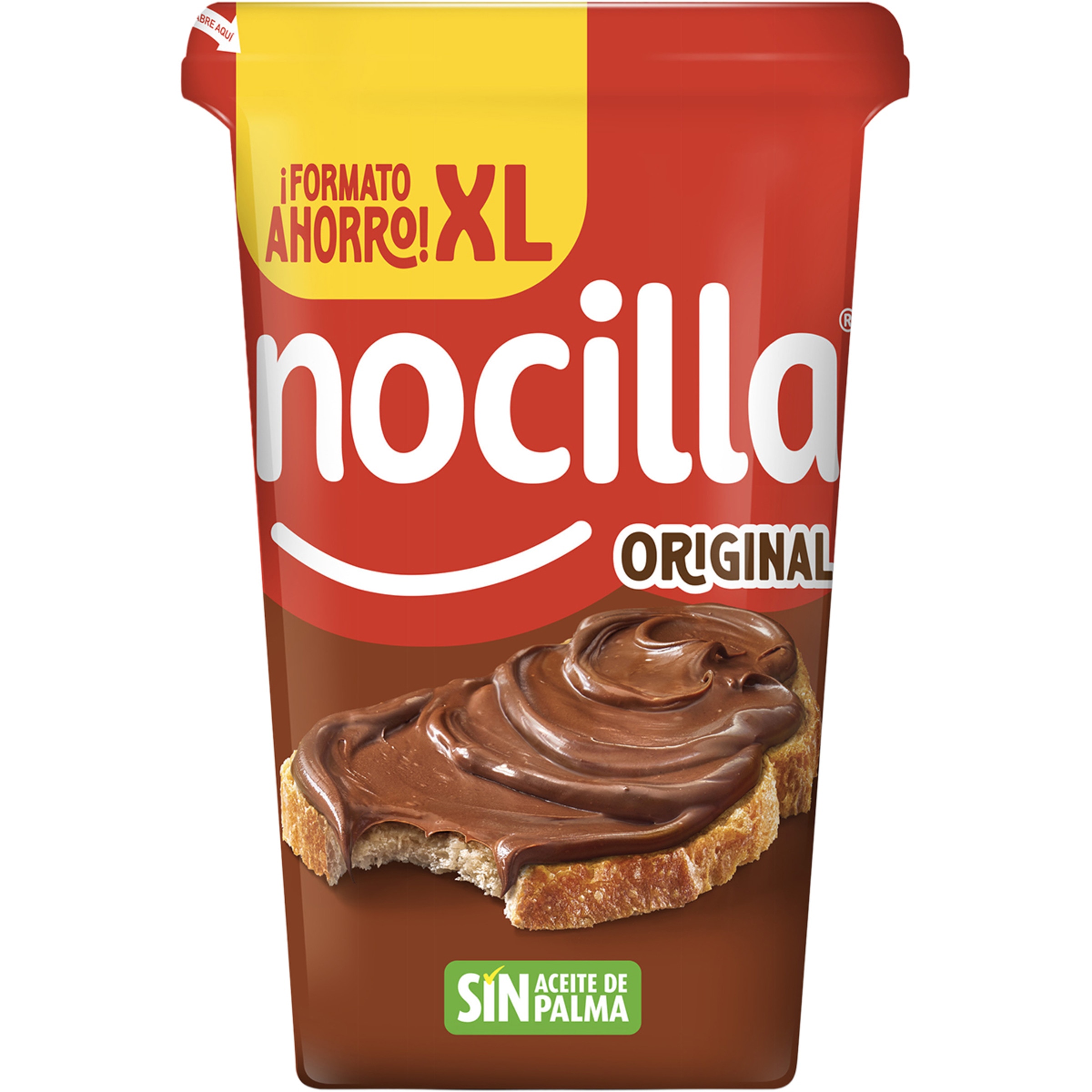 crema de cacao y avellanas original sin gluten y sin aceite de palma formato ahorro! XL