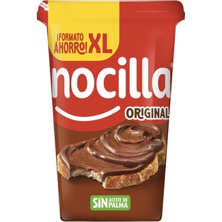 Crema de cacao y avellanas original sin gluten y sin aceite de palma tarrina 750 g formato ahorro! XL - Nocilla