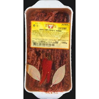 Grand-Mère Paté com Pato e Vinho kg
