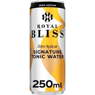 Royal Bliss Água Tónica Zero Signature lata 25 cl