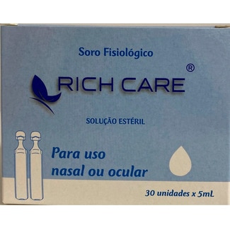 Rich Care Soro Fisiológico Unidose embalagem 30 ml