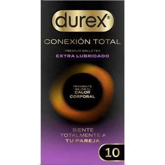 DUREX preservativos Conexión Total Premium extralubricado sin latex Box 10 Einheiten