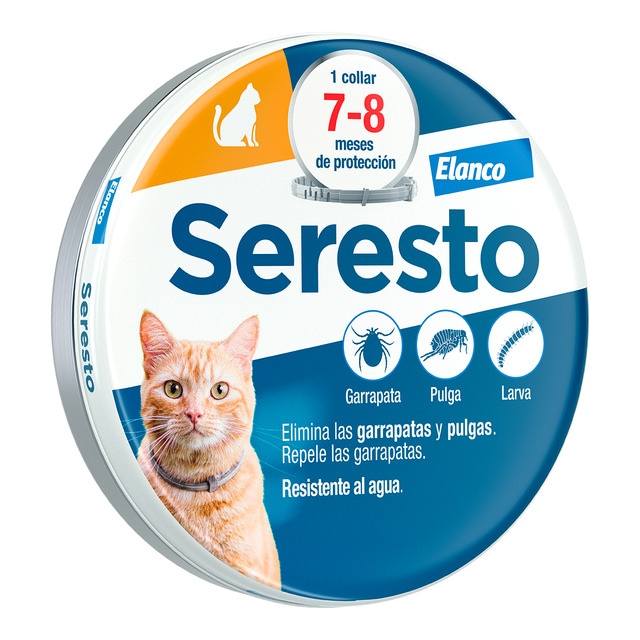 Seresto - Seresto 1,25 g + 0,56 g collar medicamentoso para gatos