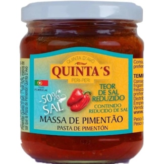 Quinta D'Avó Massa Pimentão Teor de Sal Reduzido frasco 200 g