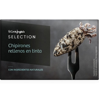 Chipirones rellenos en su tinta lata 72 g neto escurrido - El Corte Ingles Selection