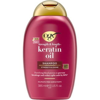OGX Shampoo gegen Spliss Rosa Keratin Flacon 385 ml