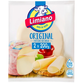 Limiano Queijo Flamengo em Fatias Pack 2 embalagem 400 g