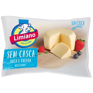 Limiano Queijo Amanteigado de Vaca e Ovelha Meio Gordo sem Casca unidade 450 g