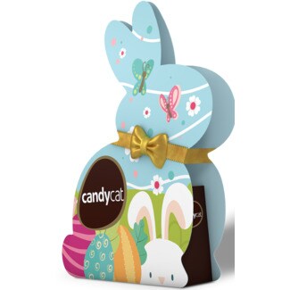 Candycat Coelho de Chocolate Fantasia com Ovinhos embalagem 125 g