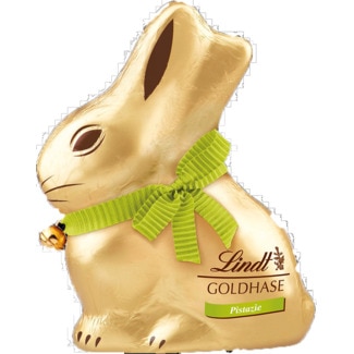 Lindt Coelho Gold Pistacho embalagem 100 g