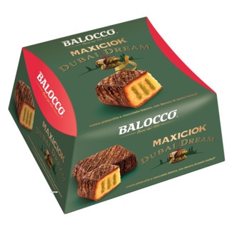 Maxiciok Bolo de Chocolate Dubai embalagem 750 g