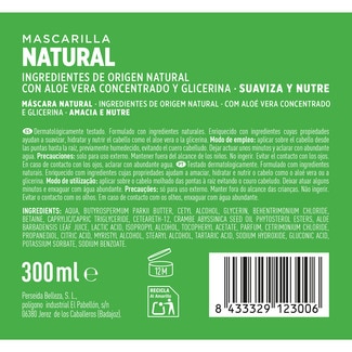 VECKIA Natürliche Haarkur mit Aloe Vera-Konzentrat und Glycerin Schale 300 ml glättet und pflegt