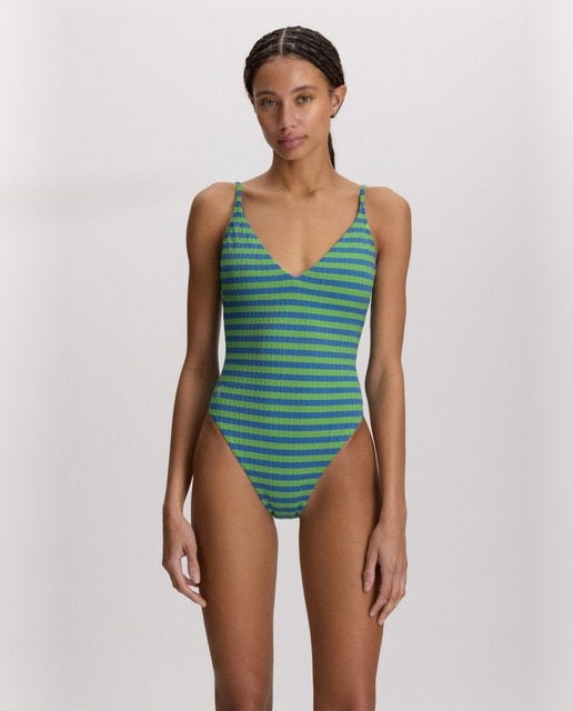 Lauren Ralph Lauren - Bañador de mujer escote pico.