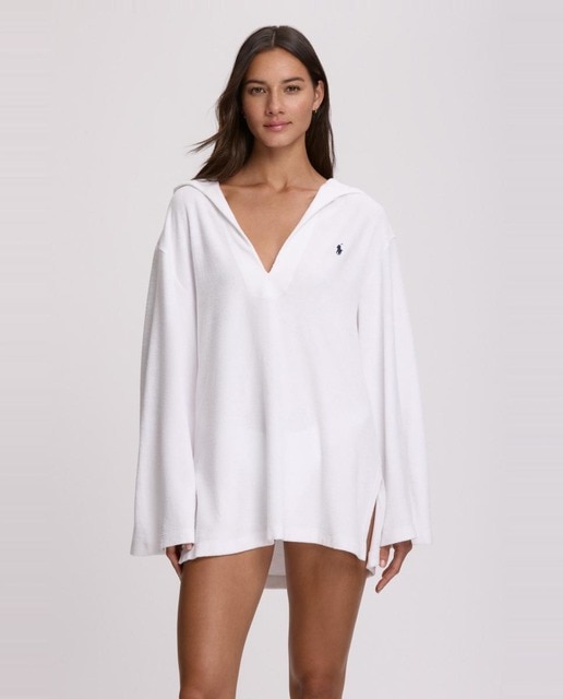 Lauren Ralph Lauren - Vestido de mujer corto 100% algodón.
