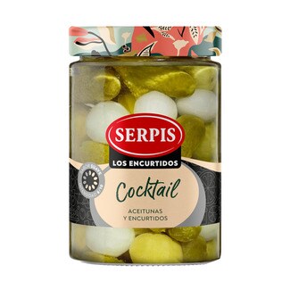 Serpis Cocktail de Azeitonas e Pickles frasco 330 g