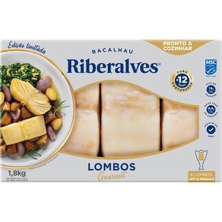 Riberalves Lombos de Bacalhau embalagem 1,8 kg