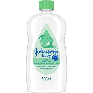 JOHNSON'S BABY aceite corporal aloe vera frasco 500 ml
