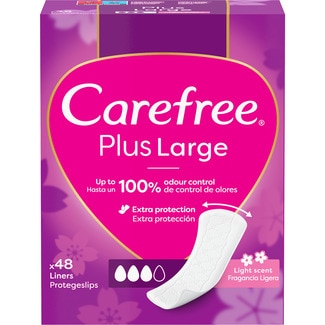 CAREFREE Slipeinlagen Plus Maxi frischer Duft Box 48 Einheiten