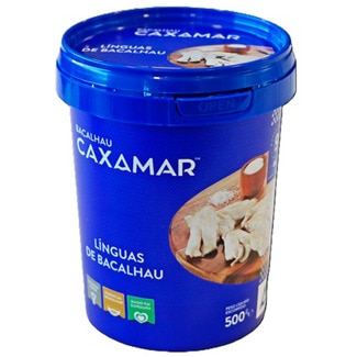 Caxamar Bacalhau Línguas em Salmoura embalagem 500 g