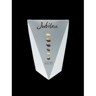 Jubileu Frutos Secos Cobertos de Chocolate embalagem 180 g