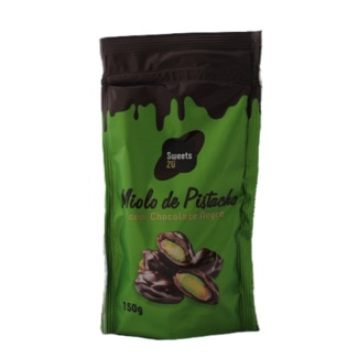 Pistacho Coberto de Chocolate Negro embalagem 150 g
