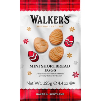 Walkers Bolachas Shortbread Mini Ovos da Páscoa embalagem 125 g