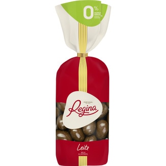Regina Amêndoas de Chocolate de Leite sem Açúcar embalagem 150 g