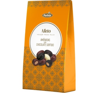 Ferbar Amêndoas de Chocolate Sortidas embalagem 180 g