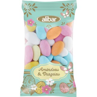 Alibar Drageias Recheadas de Chocolate embalagem 160 g