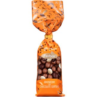 Ferbar Amendoim com Chocolate Sortido embalagem 160 g