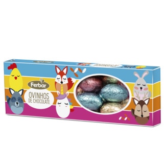 Ferbar Ovinhos com Chocolate de Leite embalagem 160 g