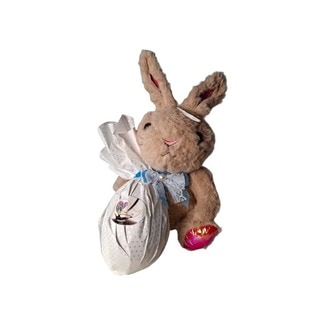 Doce Contradição Ovo de Chocolate com Coelho Peluche embalagem 100 g