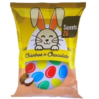 Sweets2U Ovinhos de Chocolate de Leite embalagem 150 g