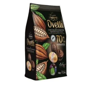 Crispo Ovos 70% Cacau embalagem 150 g