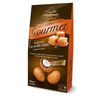 Crispo Ovos Caramelo Salgado embalagem 150 g