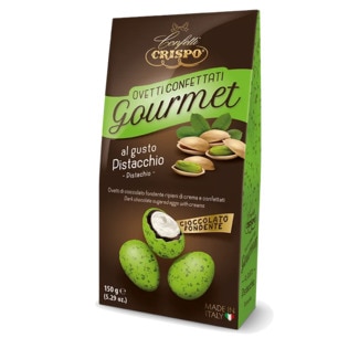 Crispo Ovos Pistacho embalagem 150 g