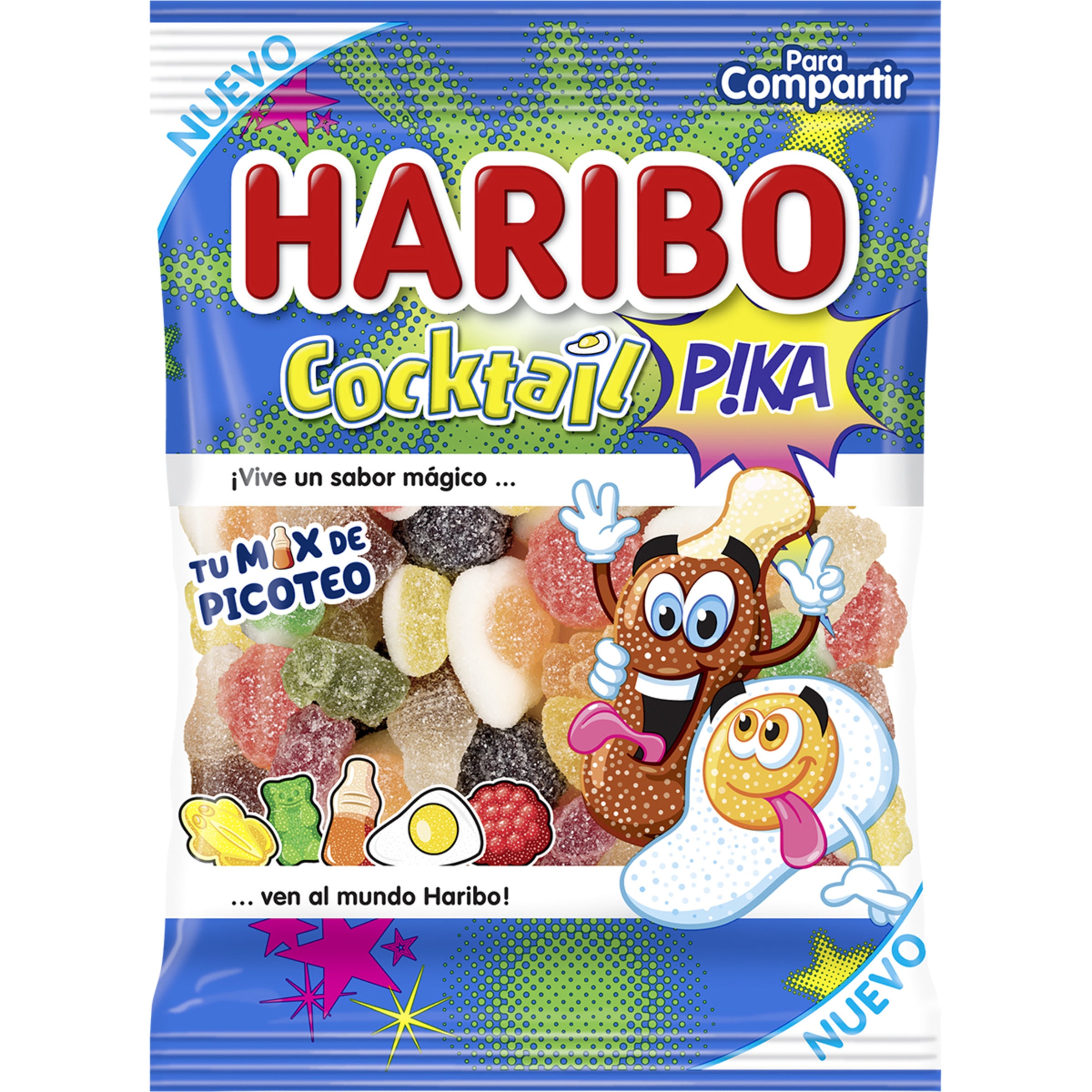 Cocktail Pika caramelos de goma